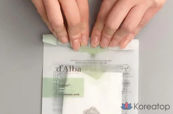 Набор из 4 и 3 масок D'alba White Truffle Double Mask Pack., фото 5