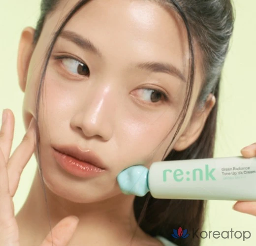 Осветляющий крем Re:Nk Radiance Tone Up SPF50+ PA++++, зеленый, 50 мл, 1 шт., фото 5