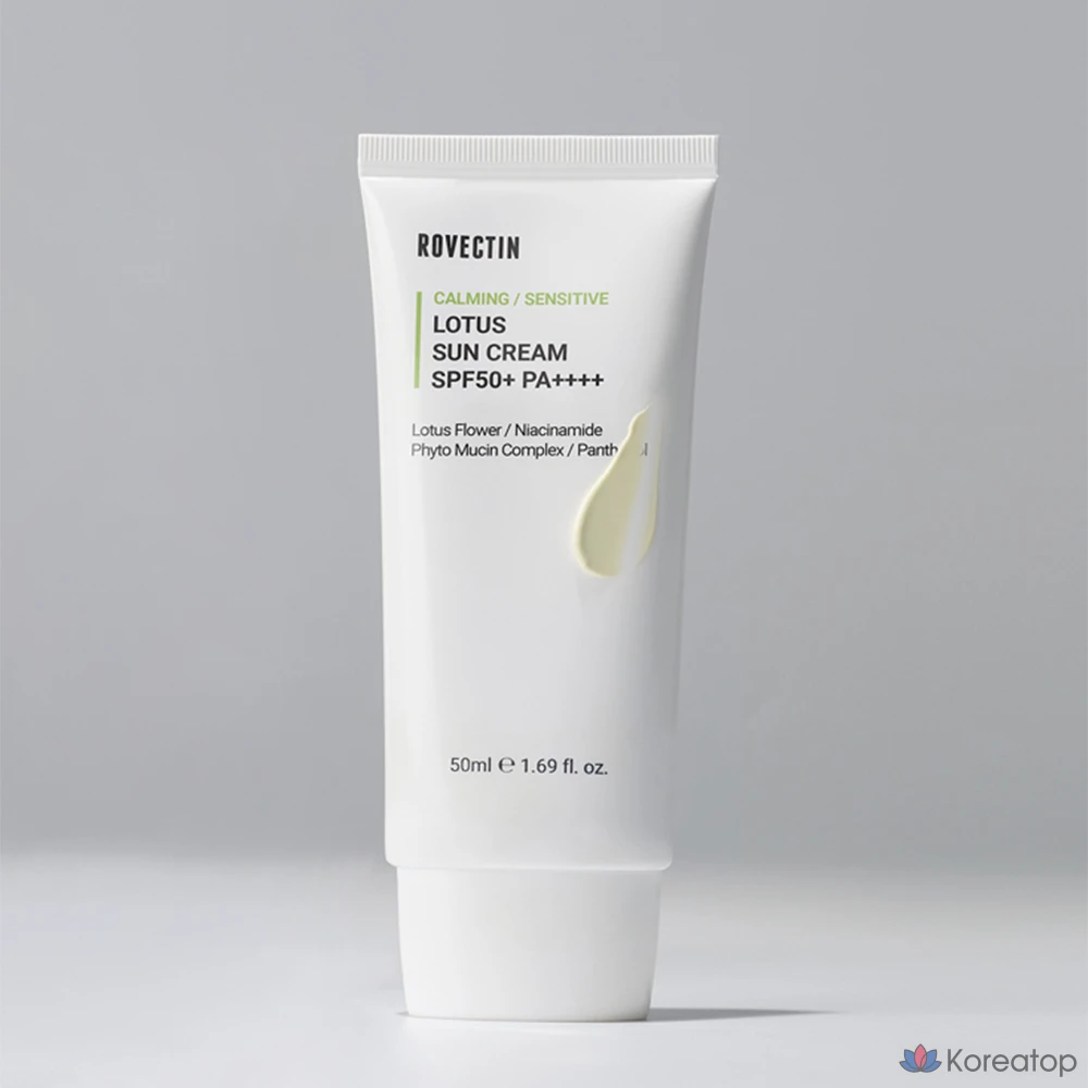 Солнцезащитный крем Rovectin Calming Lotus Water SPF50+ PA++++, 50 мл, 1 шт.