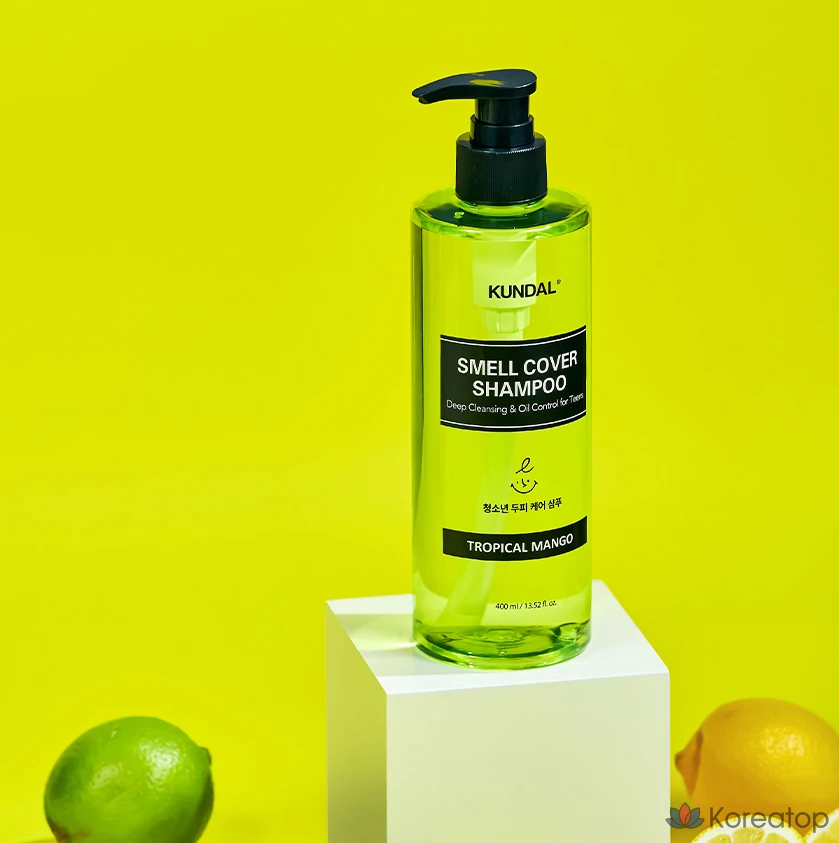 Шампунь Kundal All Day Smell Cover Youth с ароматом тропического манго, 400 мл, 1 шт.