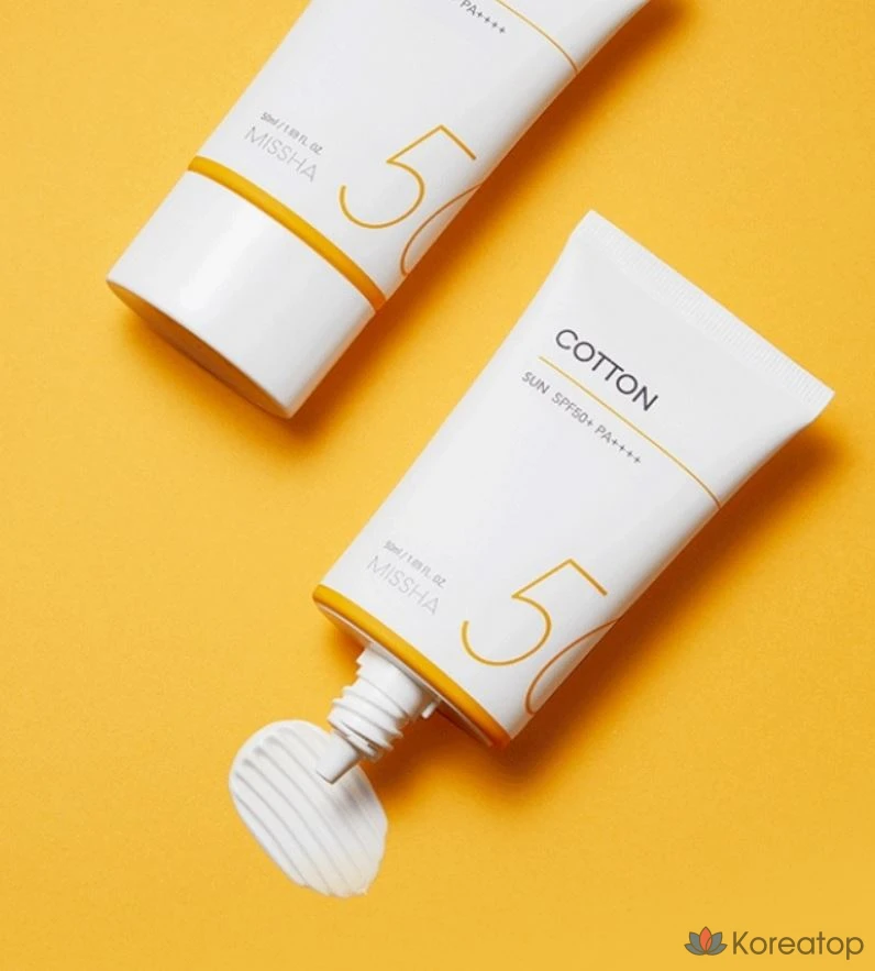 Солнцезащитный крем Missha All Around Safe Block Cotton SPF50+ PA++++, 50 мл, 1 шт.