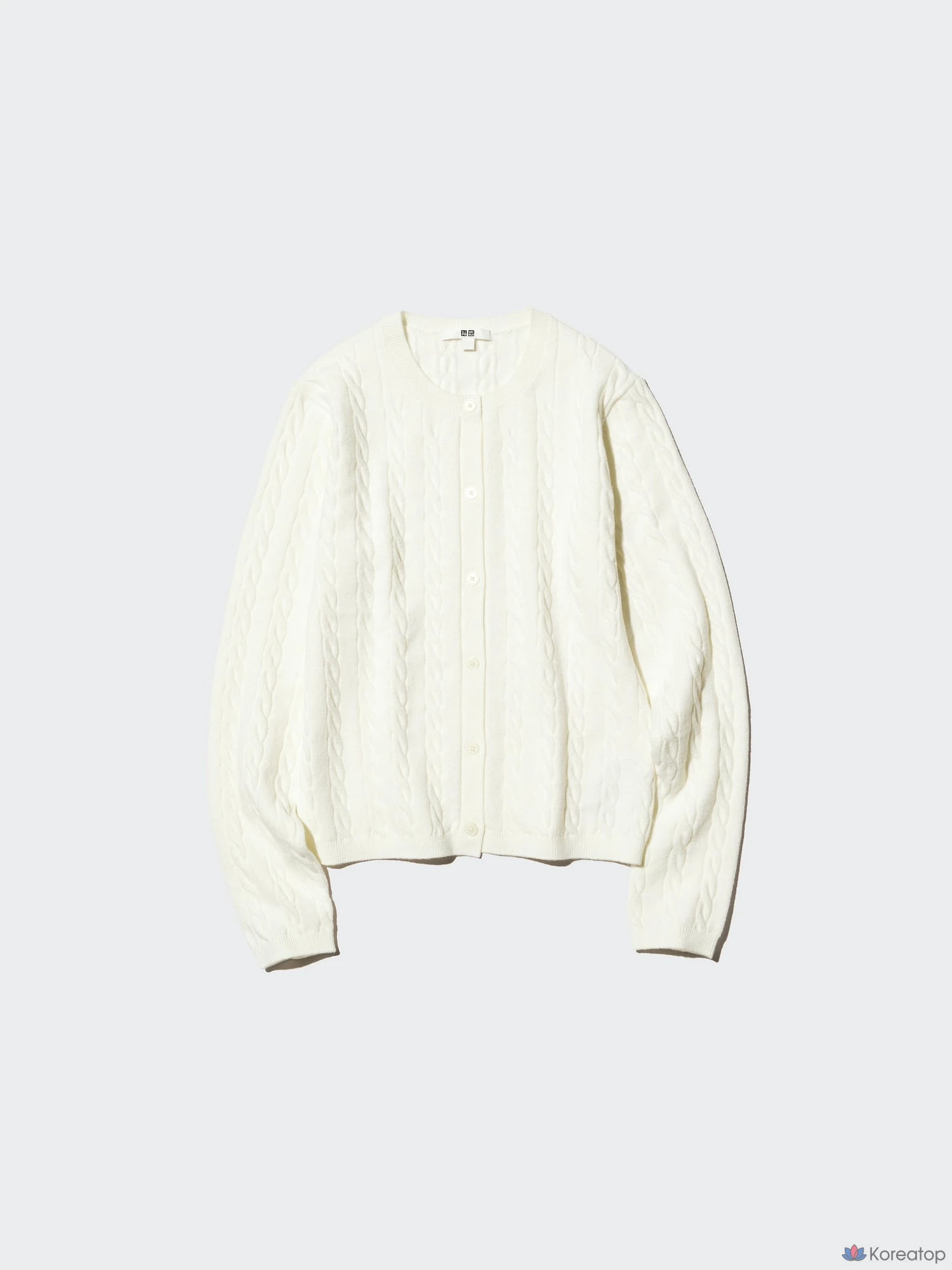 Кардиган Uniqlo Cable Crew Neck Cardigan