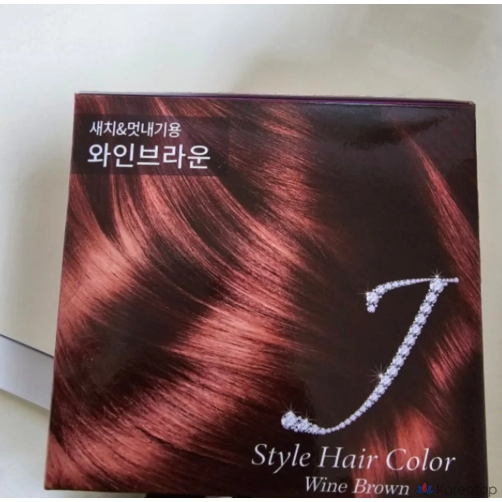 Краска для волос JennyHouse Salon Code Origin для седых волос, винно-коричневый цвет, 70 мл, 1 шт.