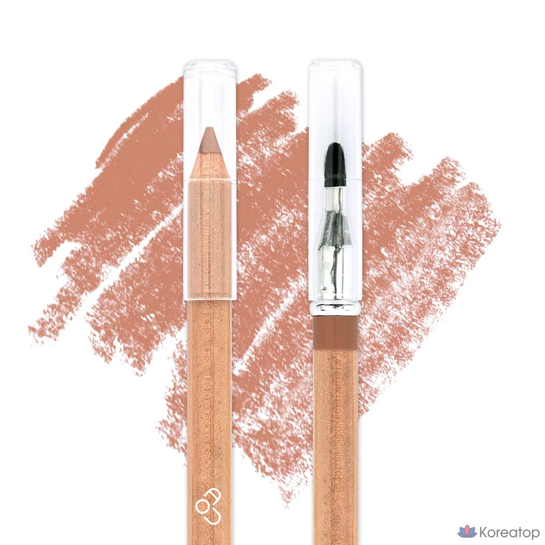 AOU AOU Карандаш для губ, 3 цвета, Холодный цвет, Натуральный карандаш для губ, контурная линия, Тонкий карандаш и кисточка в комплекте, 1 шт., 02 Dew