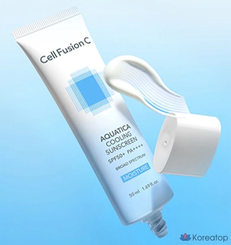 Набор охлаждающих солнцезащитных средств Cellfusion C Aquatica, 50 мл + 35 мл, SPF50+ PA++++, 1 шт.