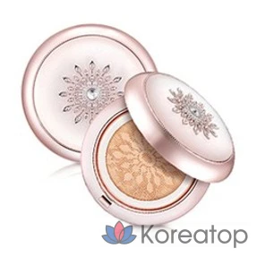 Набор 3CE Tervina Advanced Essence Cushion 15 г + сменный блок 15 г + рассыпчатая пудра 7 г, № 23 Натуральный бежевый, 1 шт.