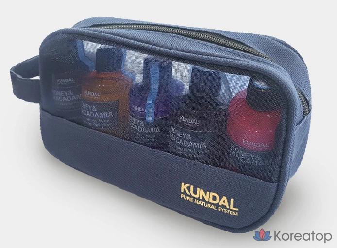Набор Kundal Travel из 5 предметов, включая очищающую пенку типа B с ароматом белого мускуса, 6 комплектов., фото 2
