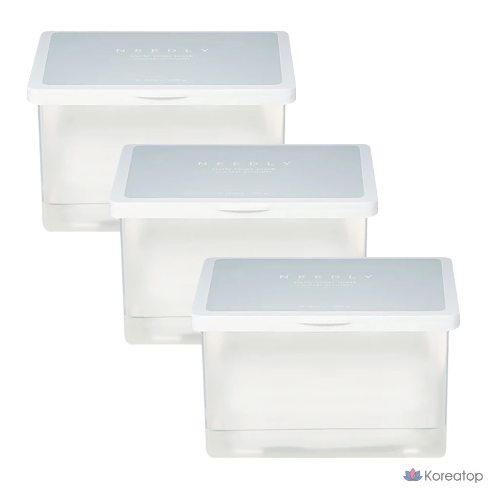Тонизирующая подушечка-маска для лица Needly Daily Toner Hydration Skin Mask Pack, 3 упаковки по 30 листов.