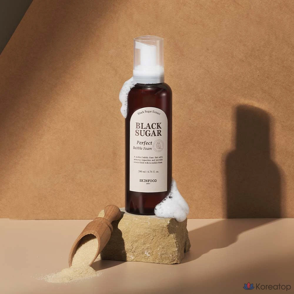 Пена для ванны Skinfood Black Sugar Perfect Bubble Foam, 200 мл, 1 шт.