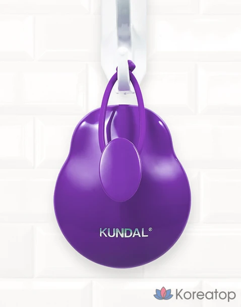 Массажная щетка для мытья головы Kundal, фиолетовая, 1 шт.