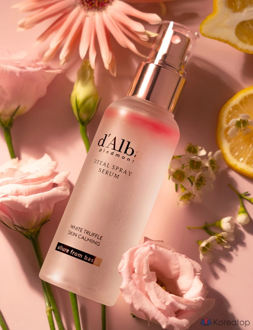 Набор из 2 спреев-сыворотки D'alba White Truffle Vital Spray Serum 100 мл и геля для умывания с мягкой кислотностью 15 мл, 1 шт.