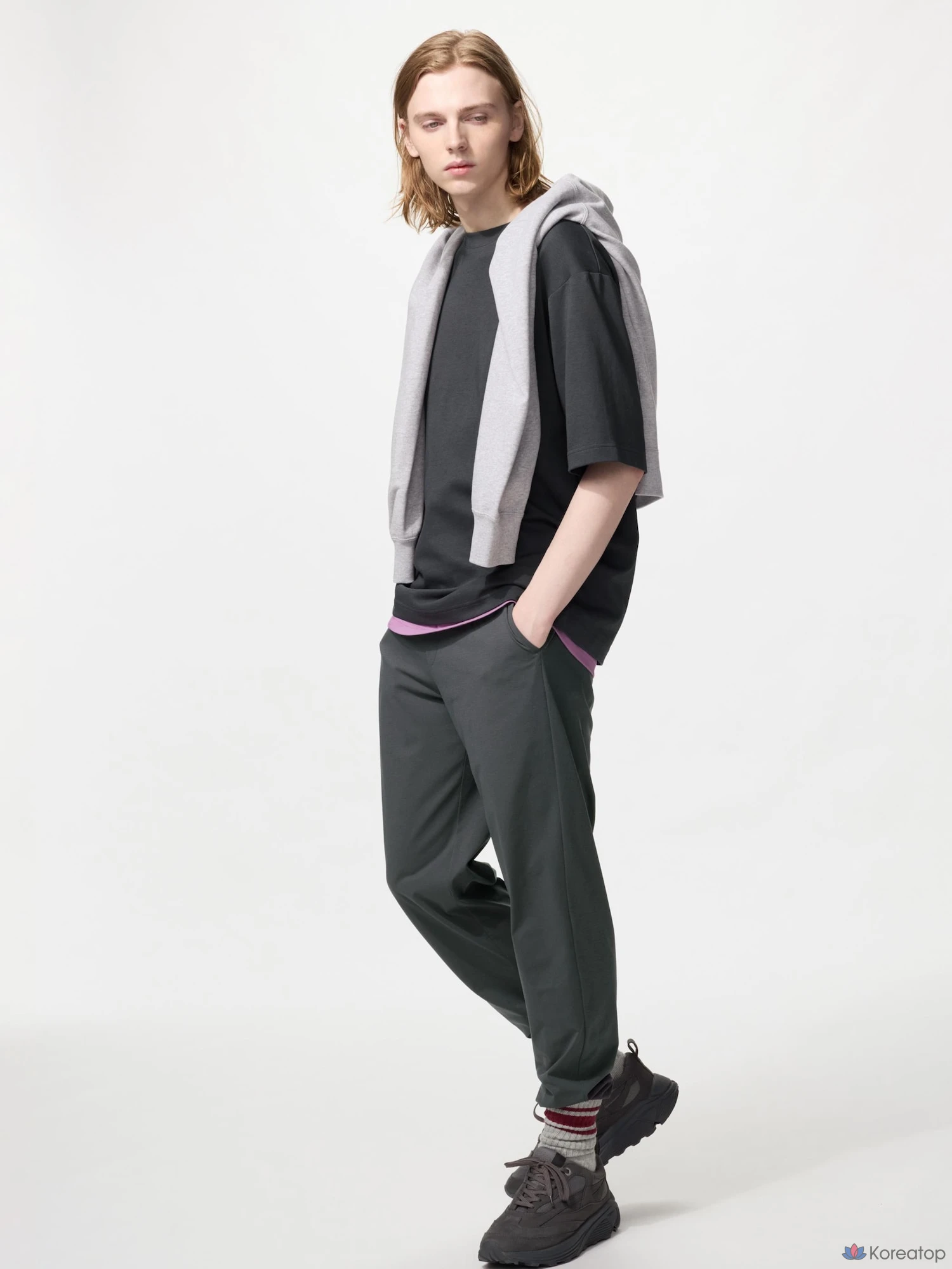 Брюки Uniqlo Ultra Stretch Active Jogger Pants, длина ноги 69–75 см, длинные