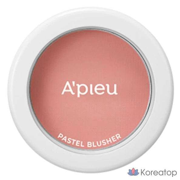 Пастельные румяна A'Pieu 4,3 г, RD02 Розово-коричневый, 1 шт.