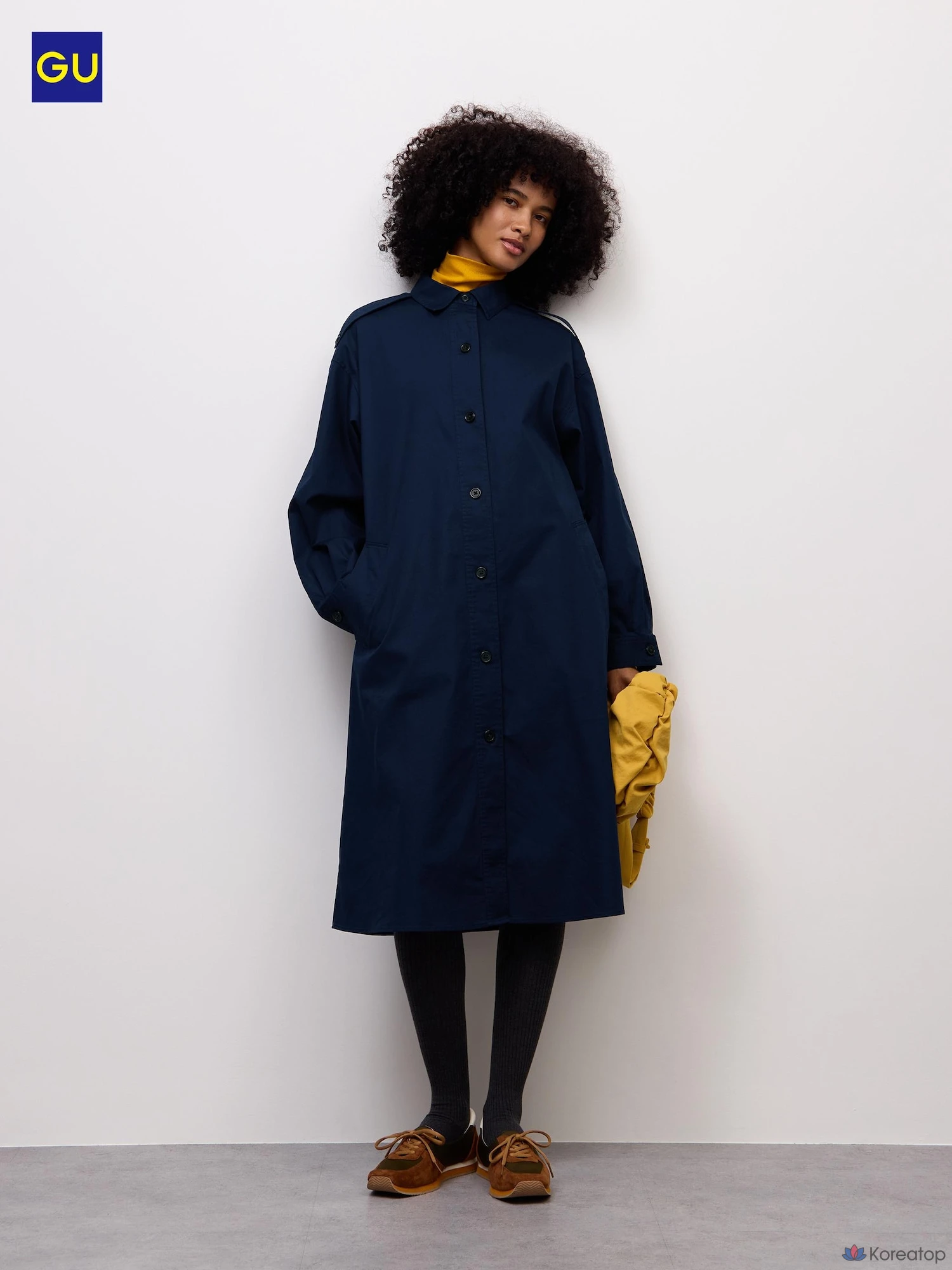 Платье-рубашка Uniqlo GU Utility Shirt Dress