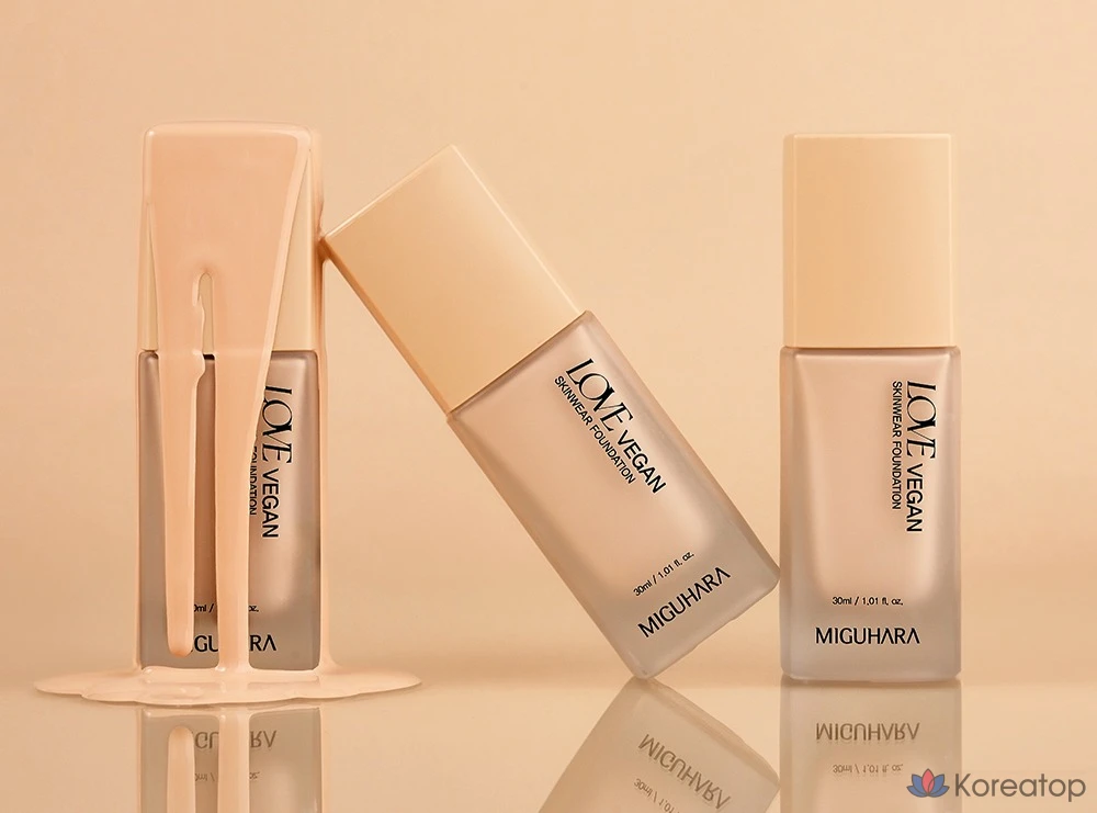 Тональный крем Miguhara Love Vegan Skinwear Foundation 30 мл SPF30 PA+++, № 21, 1 шт.