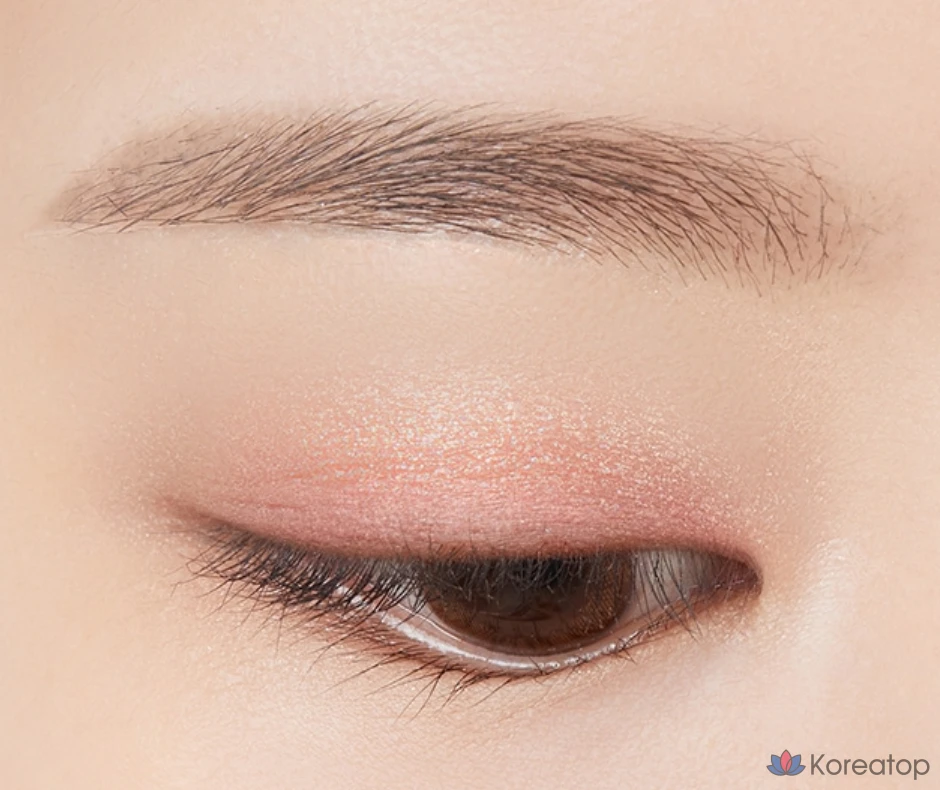 Двухцветные тени для век Merythod, оттенок 06 «Рыжевато-розовый», 1 шт., фото 2