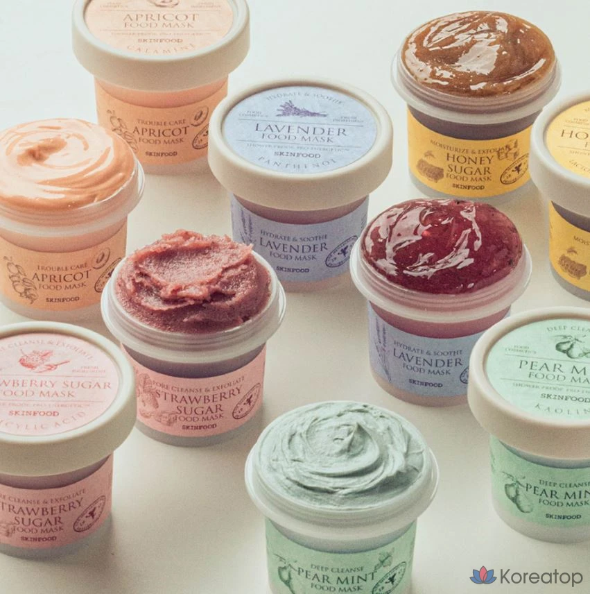 Маска для лица Skinfood с абрикосом, 120 г, 1 упаковка, 4 штуки, фото 5