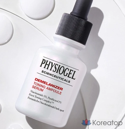 Сыворотка-ампула для тонизирования и демеланизации PHYSIOGEL Scientifics, 30 мл, 1 шт., фото 5