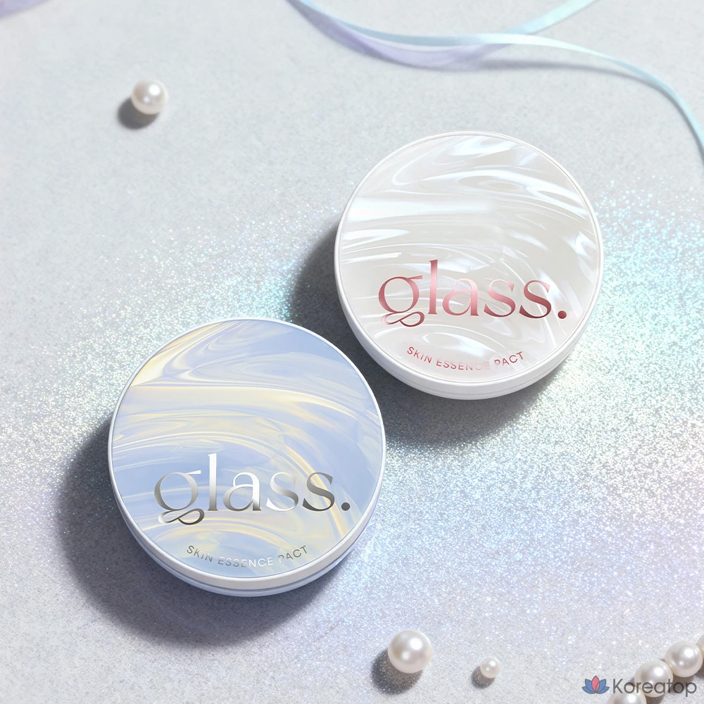 Age 20's Glass Skin Essence Pact Perfect, набор из 12,5 г + 12,5 г сменных блоков, № 23, нейтральный бежевый