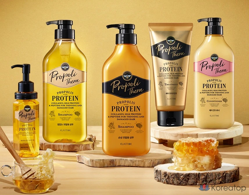 Средство для ухода за поврежденными волосами Elastine Propolis, 300 мл, 1 шт.