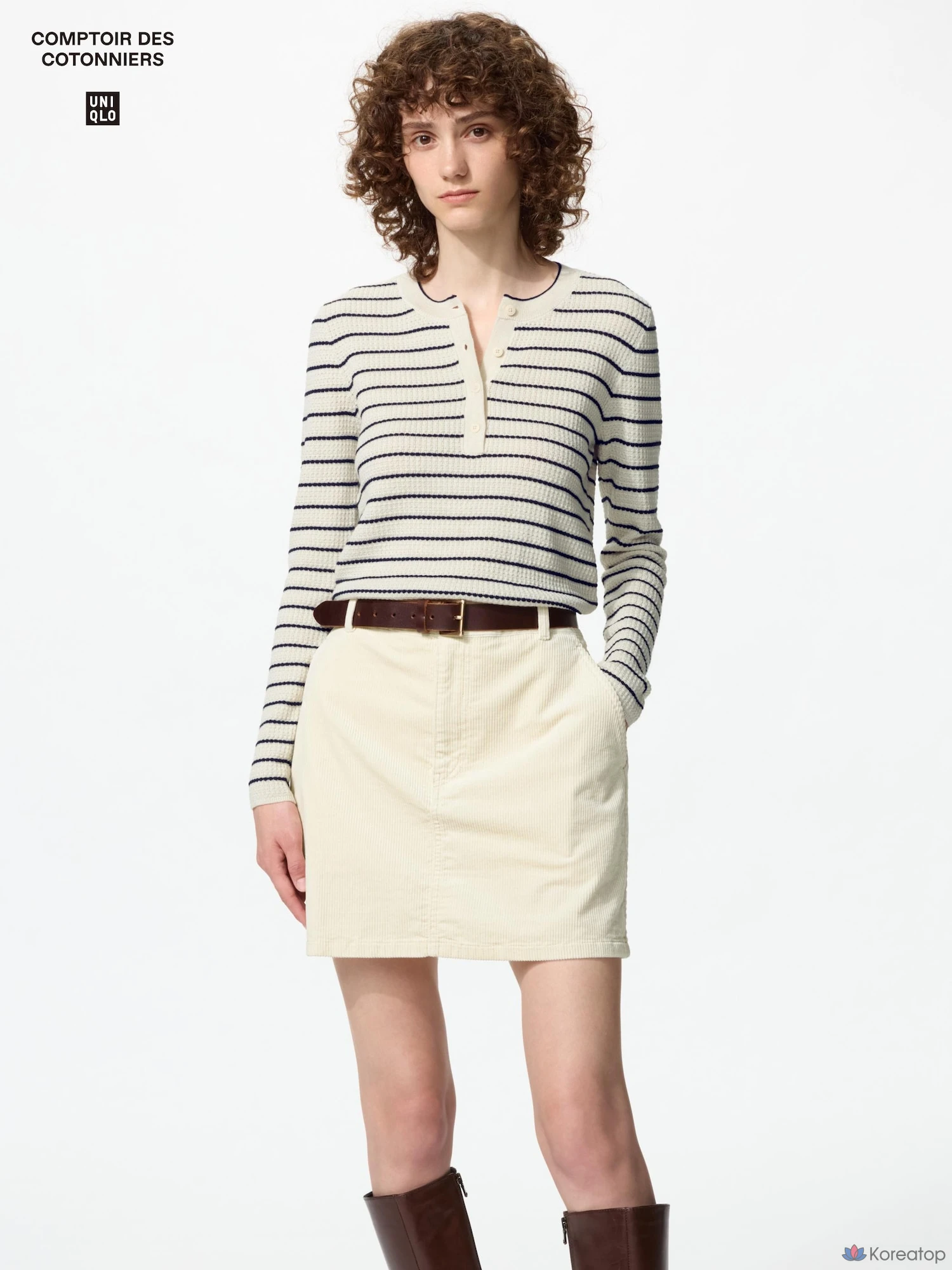Юбка Uniqlo Corduroy Mini Skirt