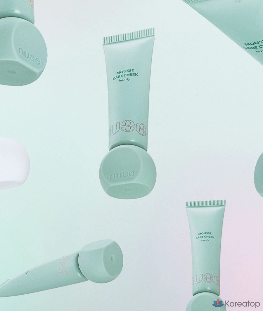 Румяна nuse Mousse Care Cheek Handy Blusher, 10 мл, оттенок 04 Apple, 1 шт., фото 5