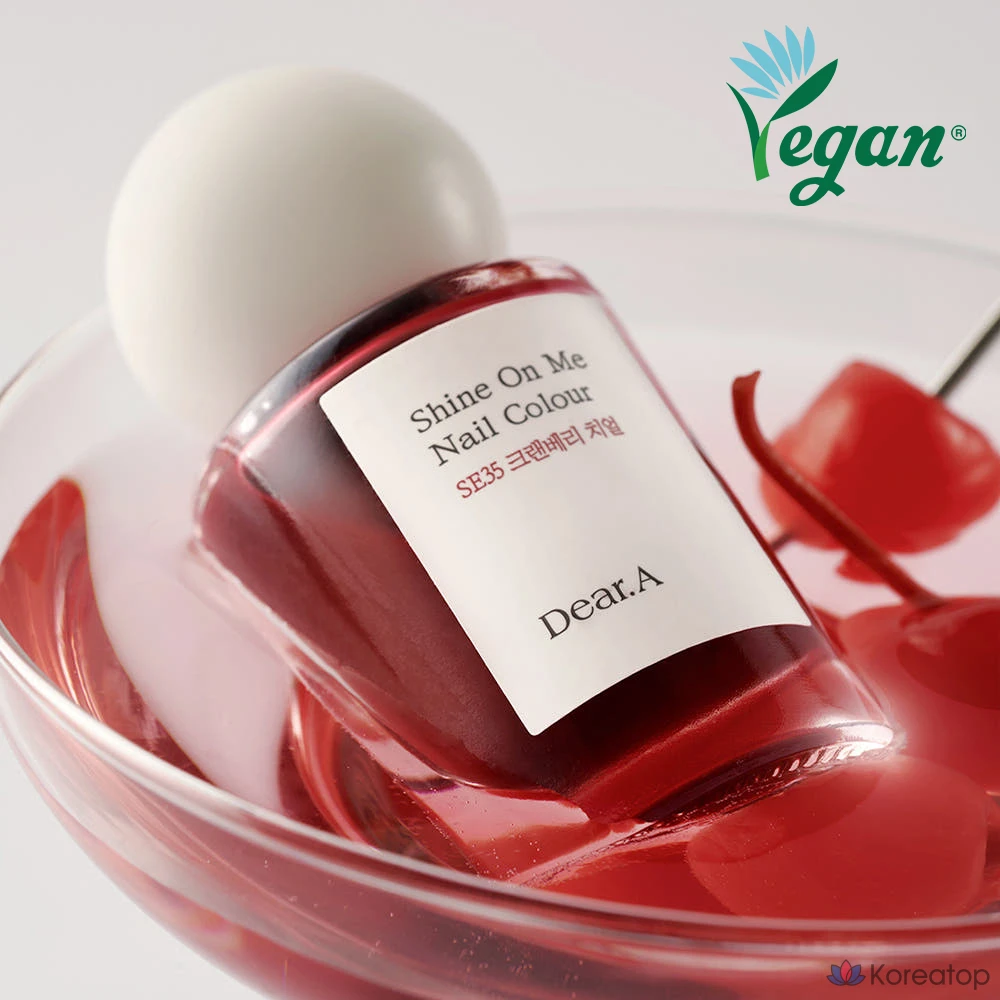 Лак для ногтей Dear.A Shine On Me Nail Color, оттенок T01 Finishing Top Coat, 11 мл, 1 шт., фото 5