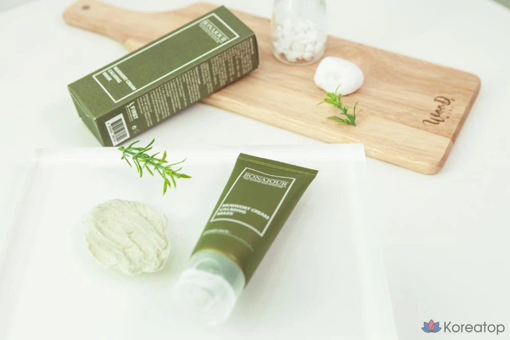 Успокаивающая кремовая маска с полынью Bonajour, 55 г, 1 упаковка, 2 штуки., фото 5