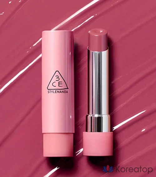 Бальзам для губ 3CE Glazy Lip Glow, оттенок Lavender Cream, 1 шт., фото 3