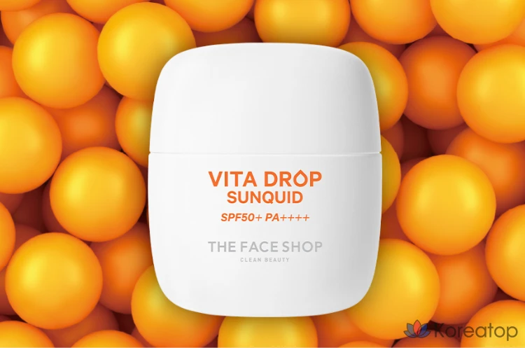 The Face Shop Vita Drop Sunquid SPF50+ PA++++, 50 мл, 1 шт.