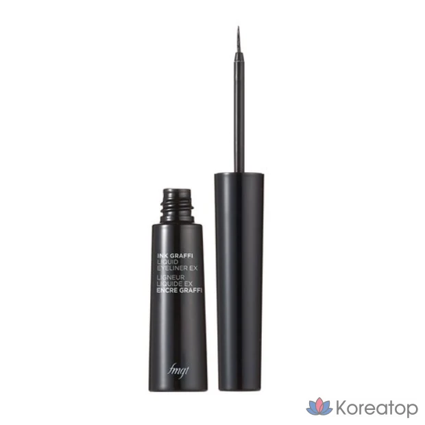 Жидкая подводка для глаз The Face Shop FMGT Inkgraphy Liquid Liner EX 5.5g, 01 Deep Black, 1 шт.