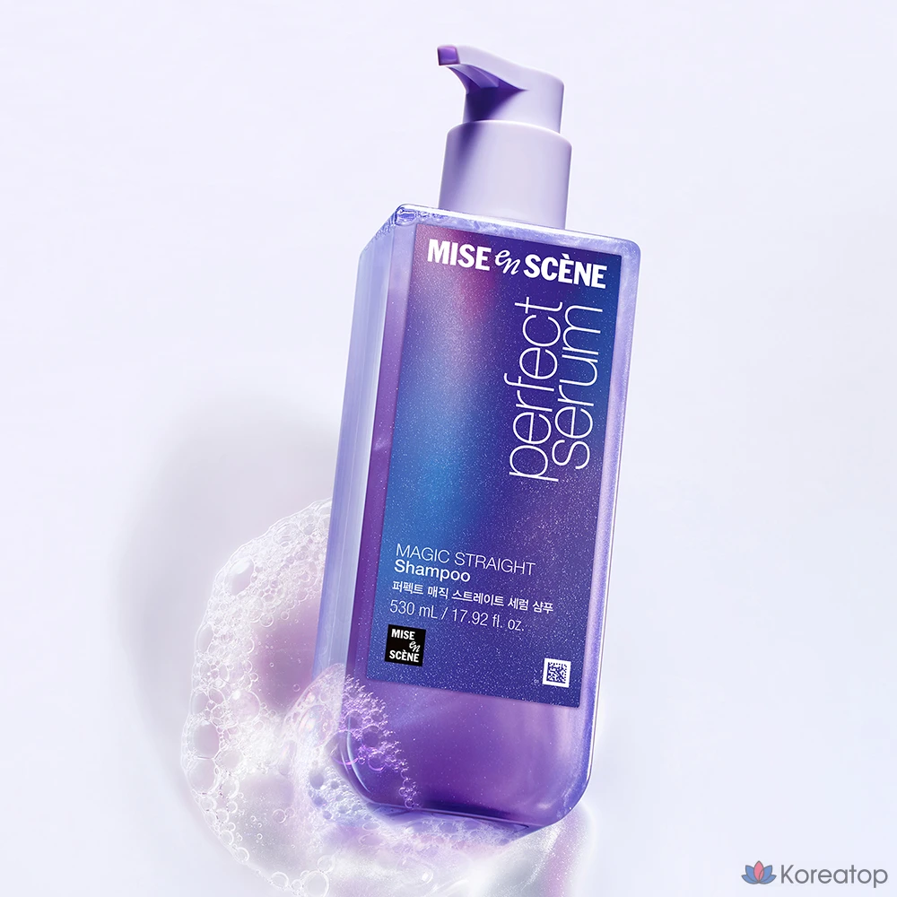 Шампунь-сыворотка для выпрямления волос Mise en Scene Perfect Magic Straight Serum, 530 мл, 1 флакон