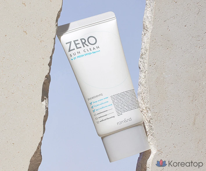 Rom&nd Zero Sun Clean 01 Fresh SPF50+ PA++++, 50 мл, 1 шт.