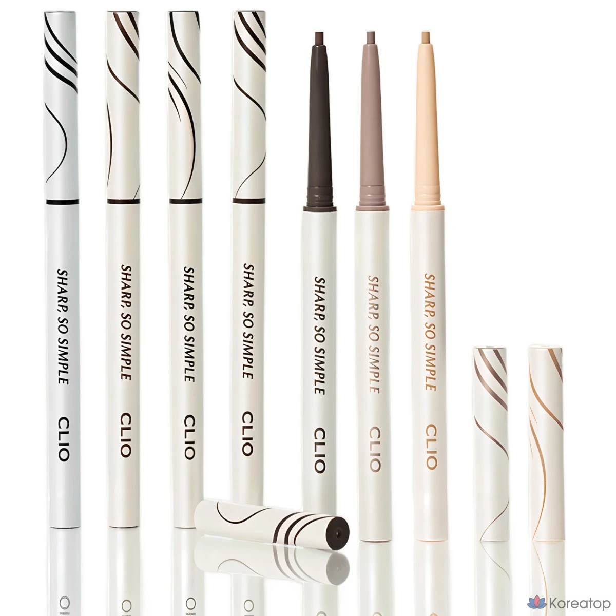 Водостойкий карандаш-лайнер Clio Sharp So Simple, № 6, ванильно-бежевый, 1 шт.