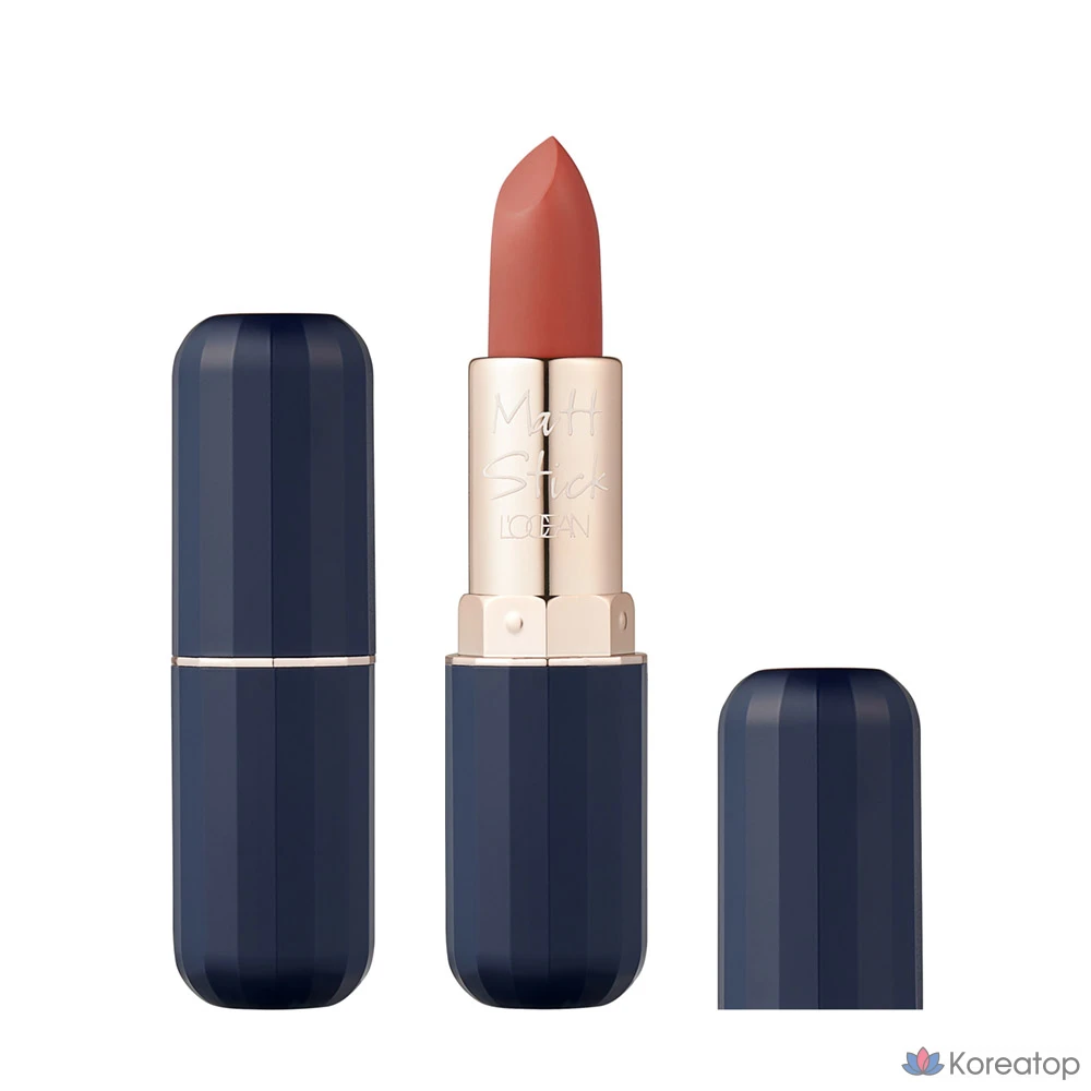 Помада-тинт L'OCEAN Smooth-Fitting Rev Matte Lip Tint Stick, 02 Scarlet Red, 01 Vanilla Peach, фото 4