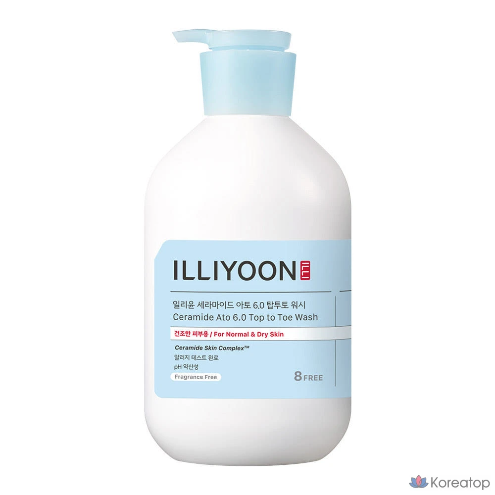 Гель для умывания Illiyoon Ceramide Ato 6.0 Top-to-Toe Wash, 900 мл, 1 шт.