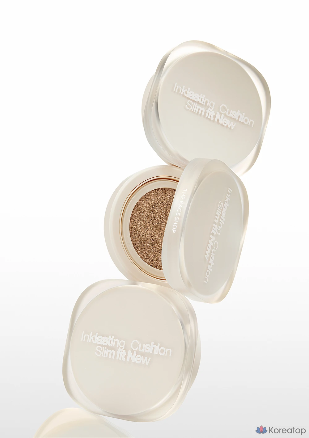 Тональный кушон The Face Shop Ink Lasting Slim Fit New Cushion Foundation, 12 г, N201 Абрикосово-бежевый, 1 шт., фото 8