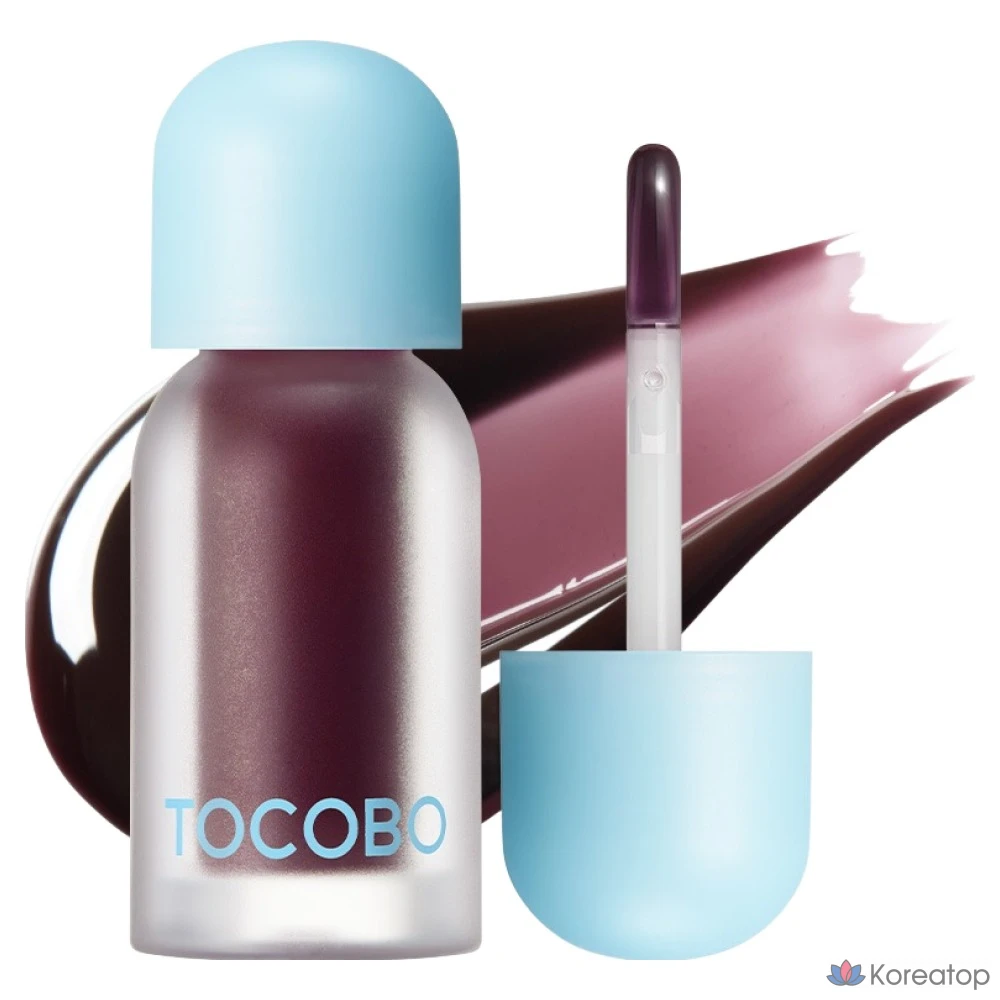Масло для губ Tokobo Juicy Berry Plumping Lip Oil 4 г, оттенок 03 Black Cherry, 1 шт.