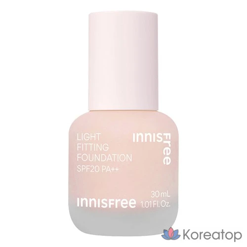 Тональный крем Innisfree Light Fitting Foundation, 30 мл, 1 шт., 21C Роза Ваниль