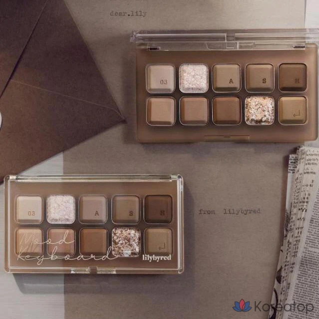 Палетка теней для век Lilybyred Mood Keyboard Eye Palette, 10,5 г, № 01 Dear My Cinnamon, 1 шт., фото 8
