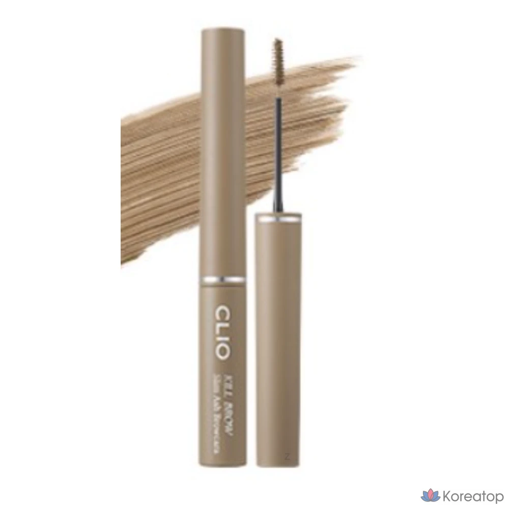 Тушь для бровей Clio Killbrow Slim Ash, оттенок 02 (светло-пепельный), 1 шт.