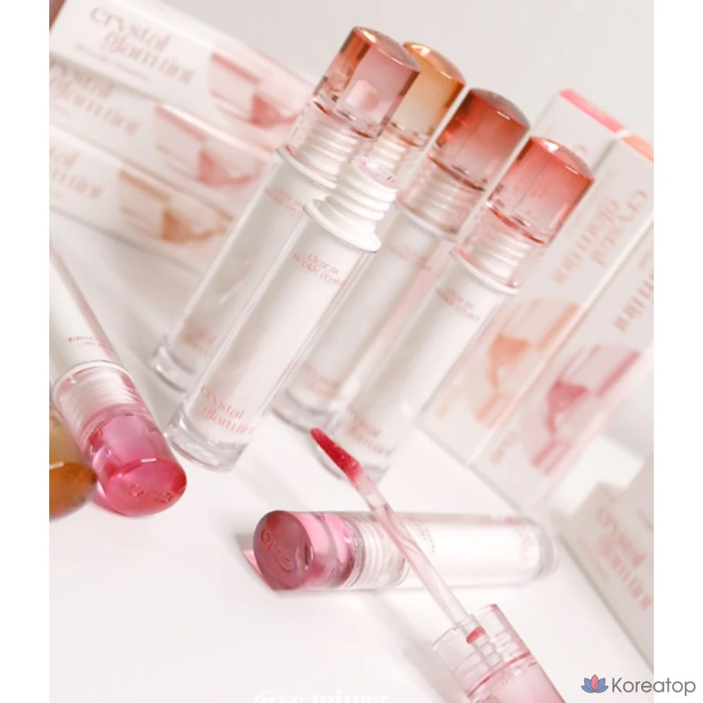 Тинт для губ Clio Crystal Glam Tint Glow Tint, оттенок 8 Gentle Cinnamon, 3,4 г, 1 шт.