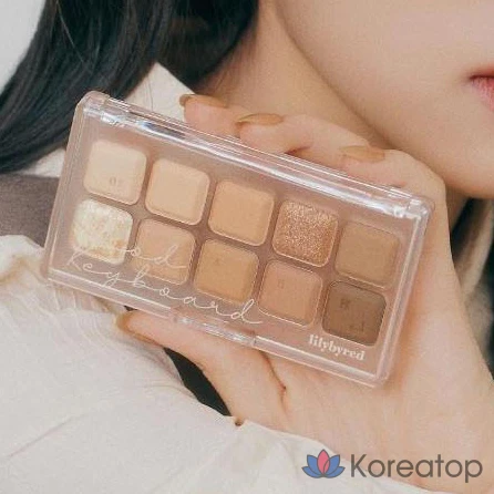 Палетка теней для век Lilybyred Mood Keyboard Eye Palette, 10,5 г, № 01 Dear My Cinnamon, 1 шт., фото 10