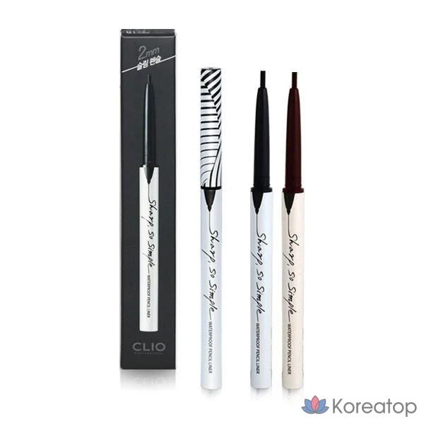 Водостойкий карандаш/лайнер Clio Sharp So Simple, 1 шт.