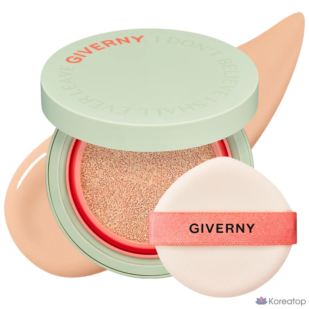 Тональный крем-кушон Giverny Close Cover 12 г, оттенок 23NW Medium Beige, 1 шт.