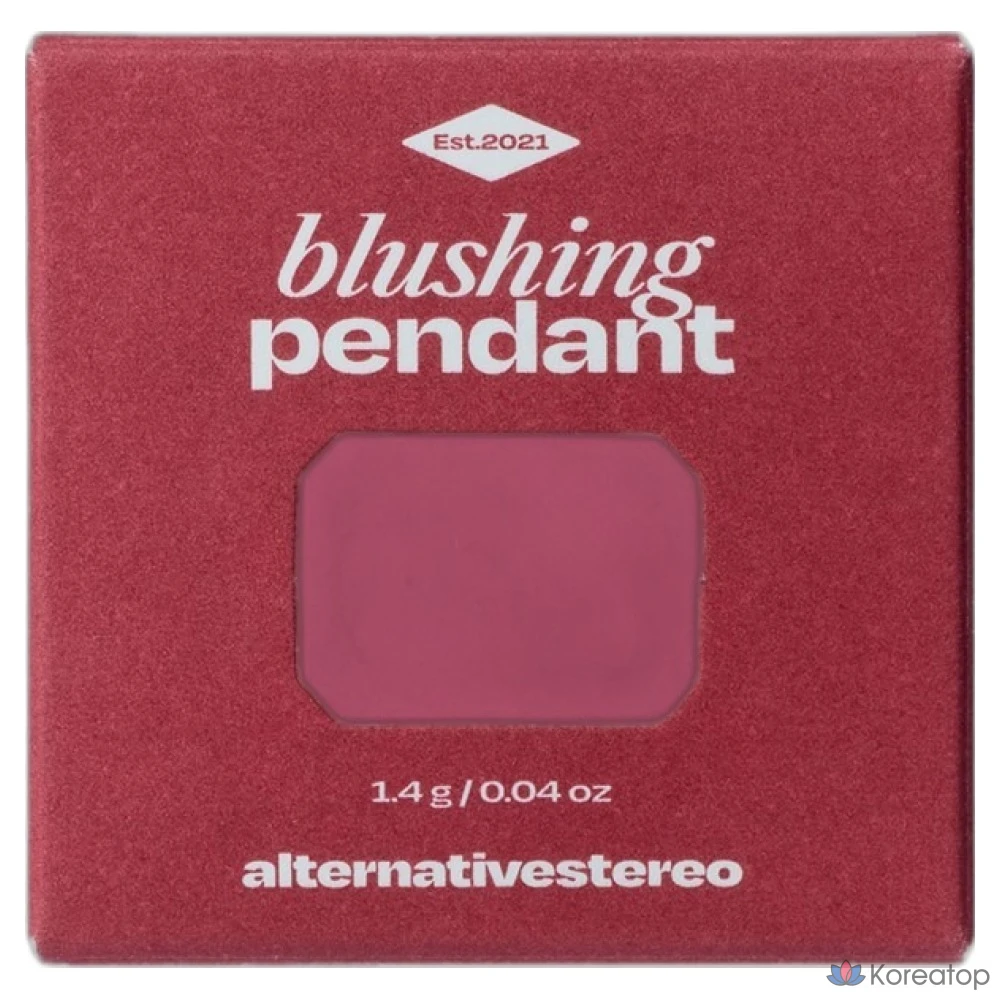 Альтернативный румянец-подвеска ALTERNATIVE STEREO Blushing Pendant Velvet Balm, 1.4 г, 1 шт., V10 Plum Shoe