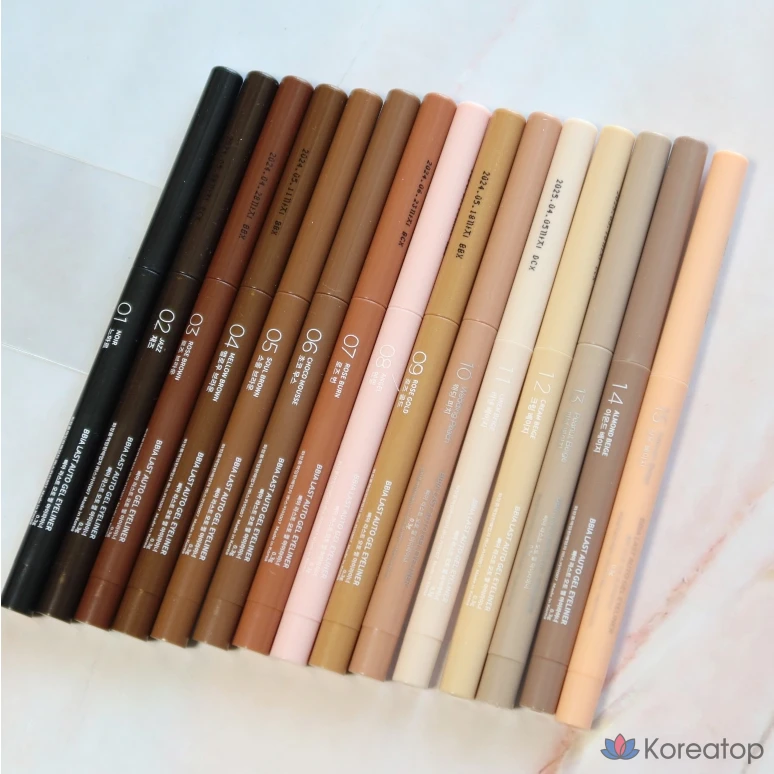 Подводка для глаз Highliner Multiliner, тени для век Back Team, консилер Glitter Aegyo Sal Maker, гелевая подводка для глаз Last Auto Gel Eyeliner, гелевая подводка для глаз Last Auto Gel Eyeliner 09 Rose Gold, 1 шт.