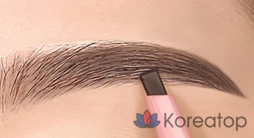 Карандаш для бровей Bouquet Garni Auto Pencil Slim Eyebrow, 0.2g, темно-коричневый, 1 шт.