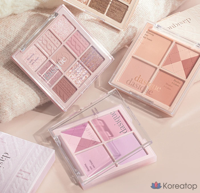 Румяна Dasique Blending Mood Cheek, 11,4 г, оттенок 04 Beige Knit, 1 шт., фото 10