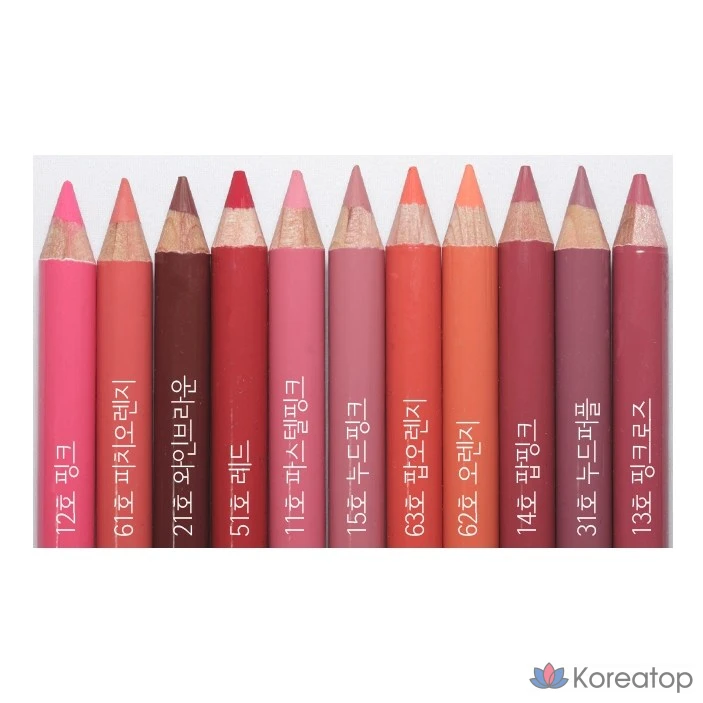 Карандаш для губ Prolance, деревянный карандаш, № 61, персиково-оранжевый, 1 шт.